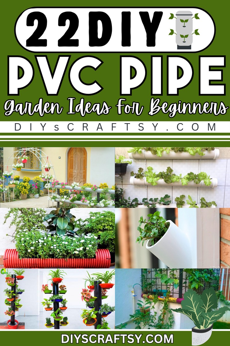 DIY pvc pipe gardens