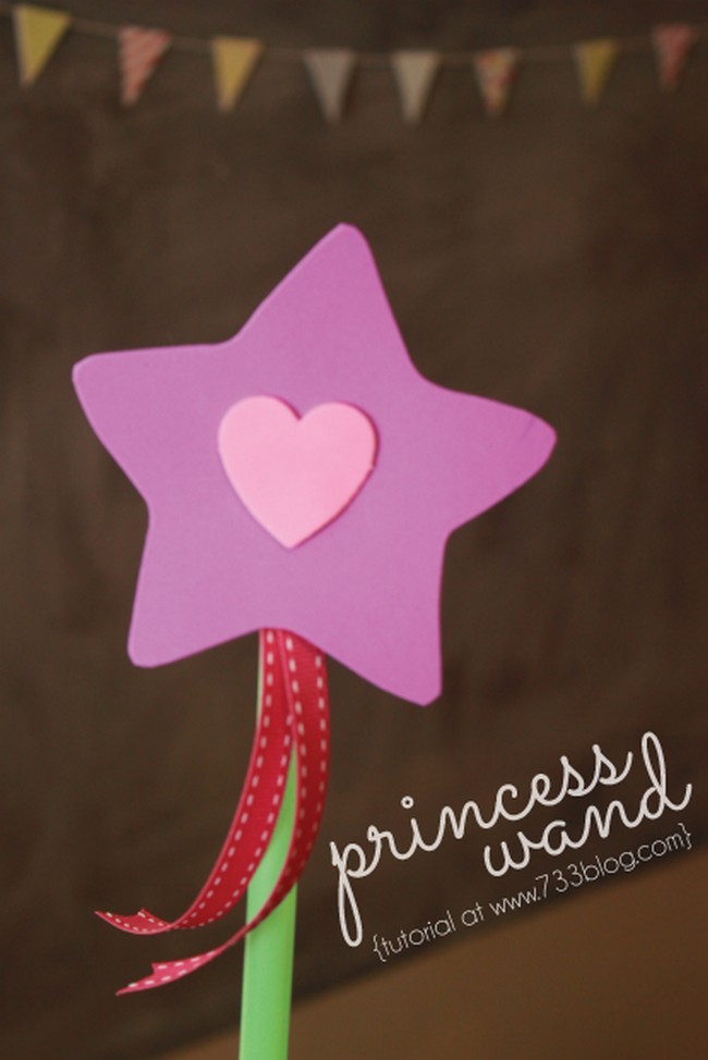 Easy DIY Princess Wands