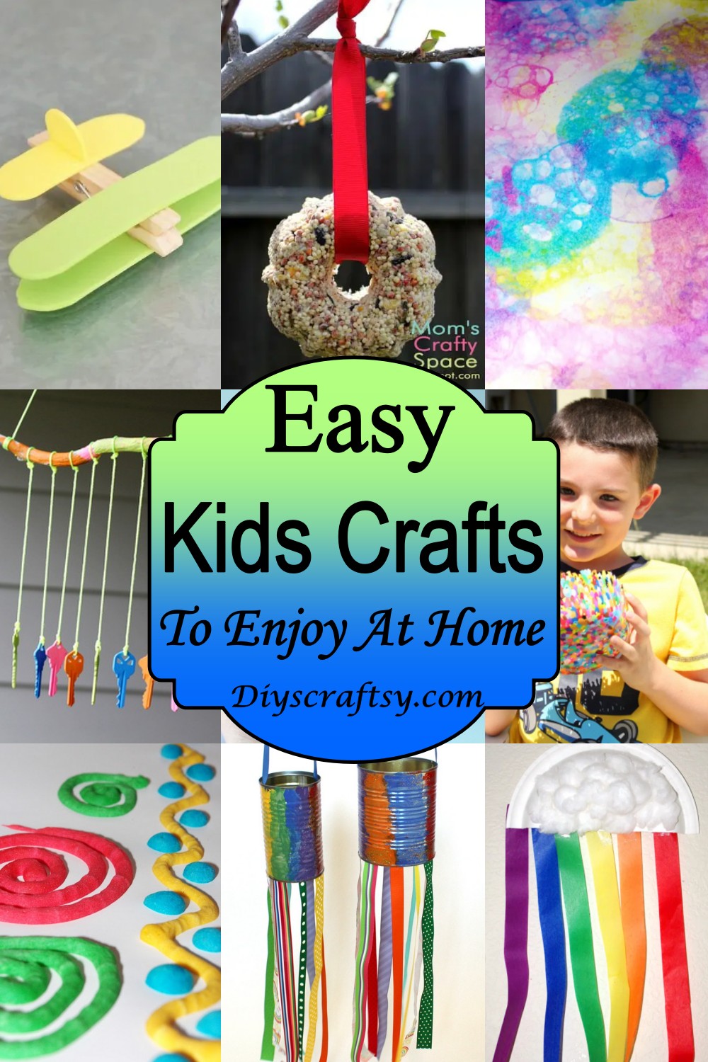 Easy DIY Kids Crafts To Enjoy At Home - DIYsCraftsy