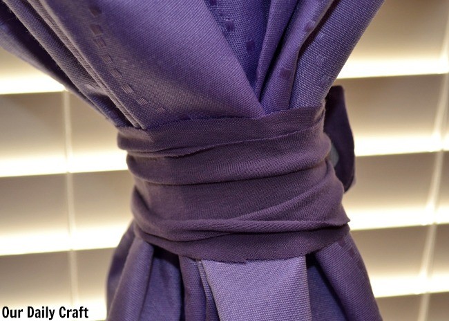 Easy Upcycled DIY Curtain Tiebacks