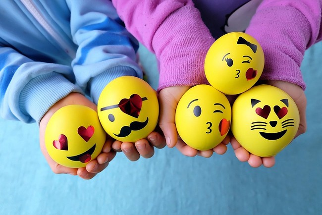 Emoji Squishy Stress Balls Filled With Slime