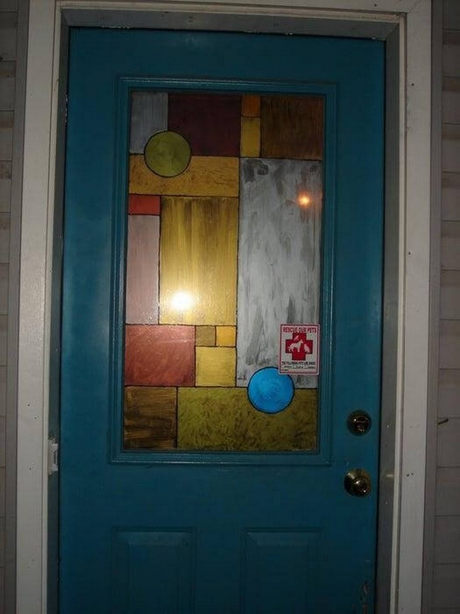 Faux Stained Glass Window DIY