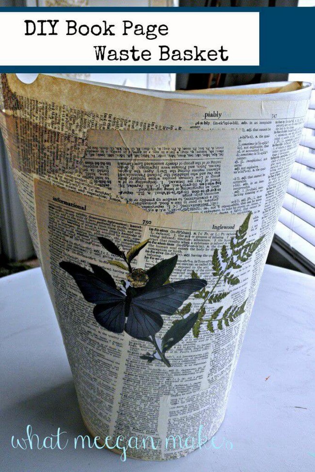 Newspaper Waste Can