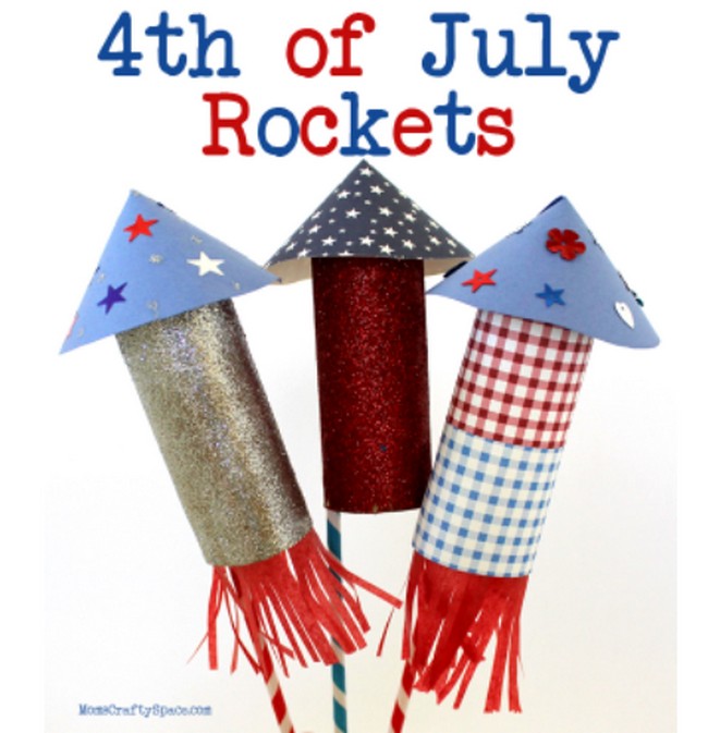 Recycled TP Roll Rockets