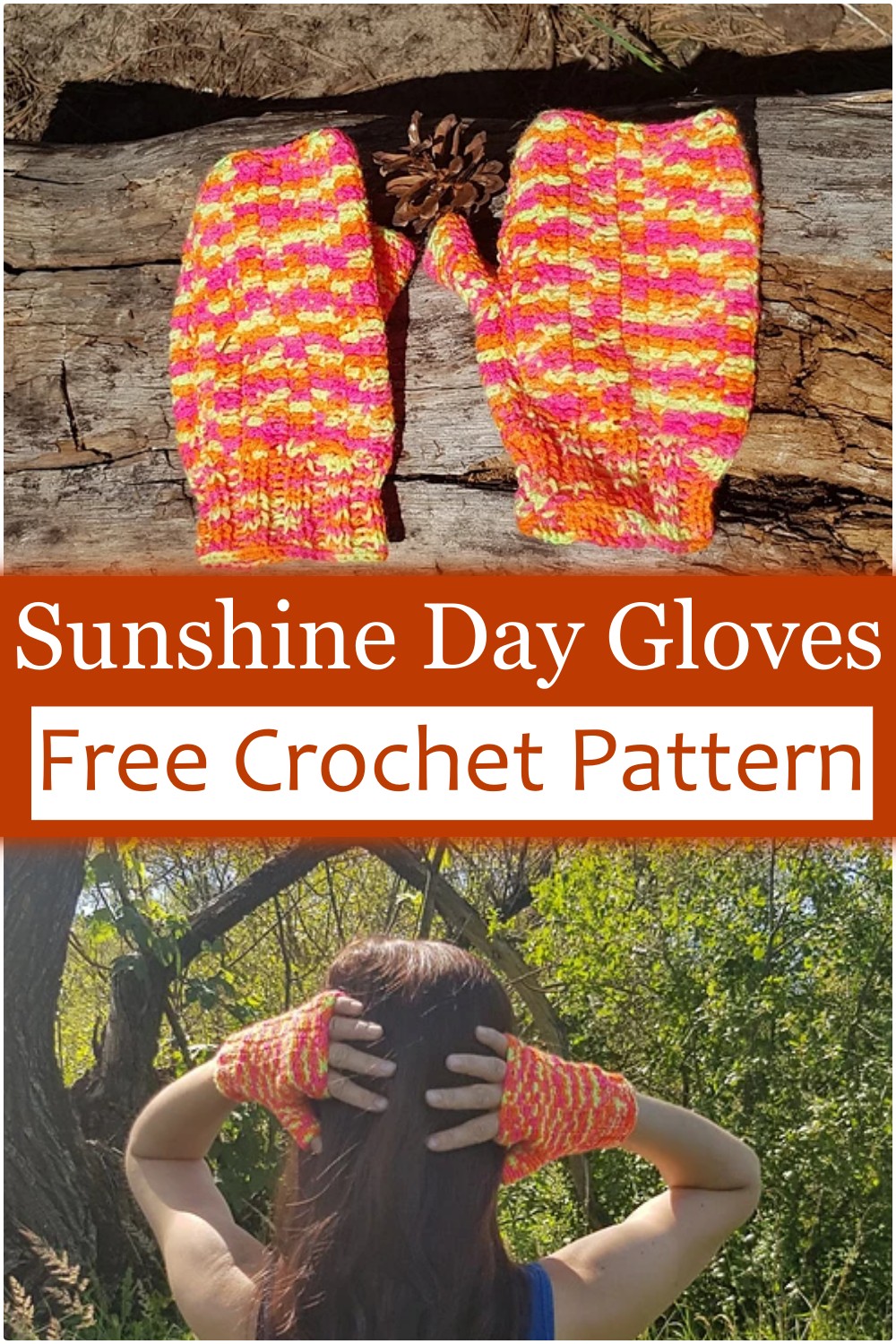 Sunshine Day Gloves To Crocheting
