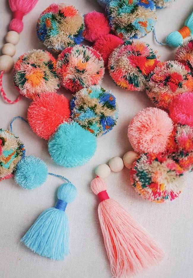 Tassel + Pom-Pom Garland