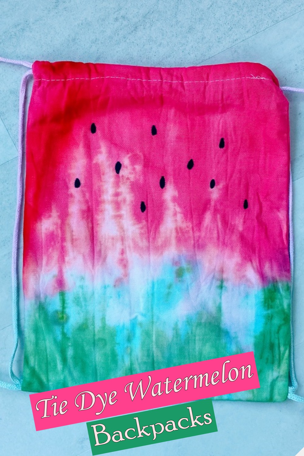 Tie-Dye Watermelon Backpacks