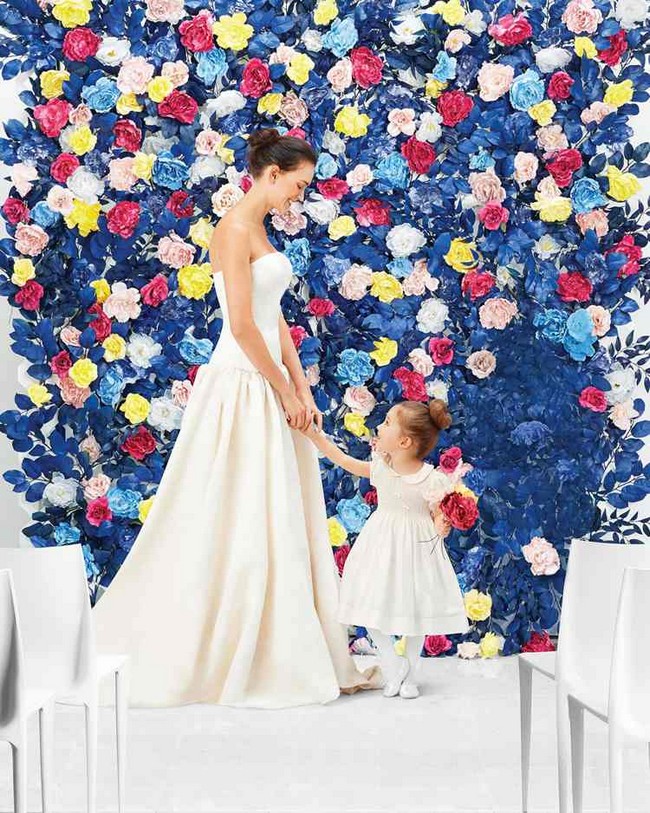 Wedding Faux Flower Wall