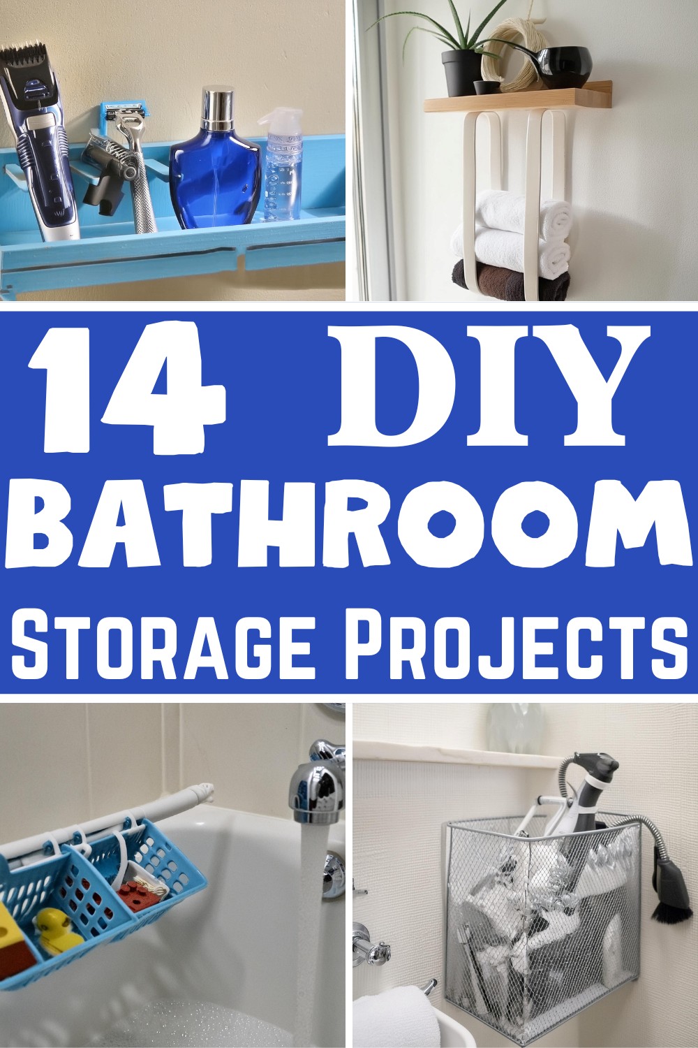 14 DIY Bathroom Storage Projects