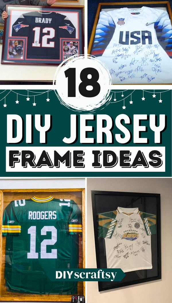 18 DIY Jersey Frame Ideas For Display