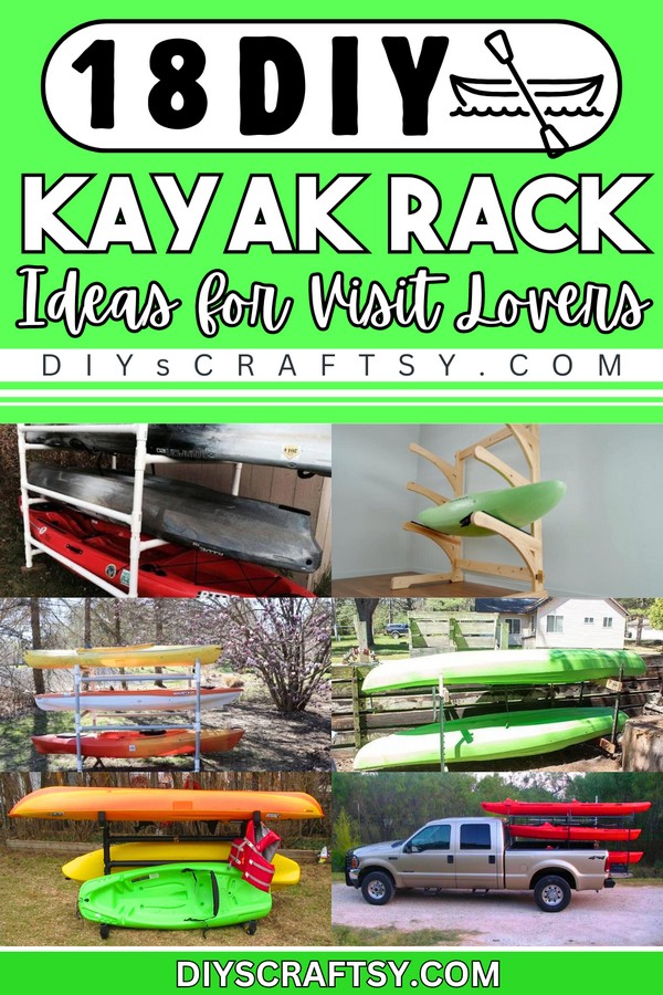 18 DIY Kayak Rack Plans That You Can Build Easily