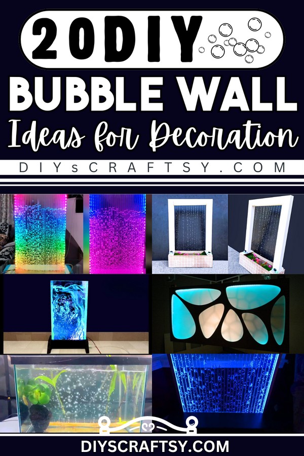 20 DIY Bubble Wall Ideas