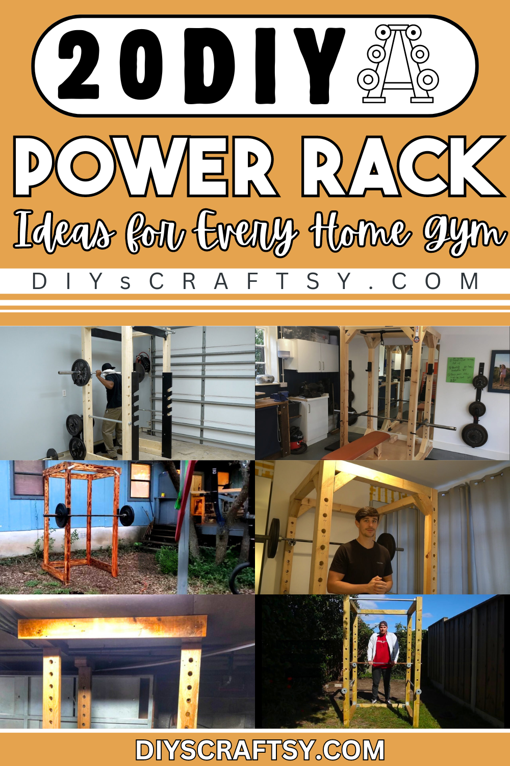 20 DIY Power Rack For Your Home Gym