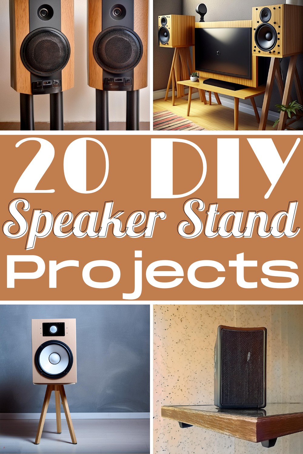 20 DIY Speaker Stand Projects