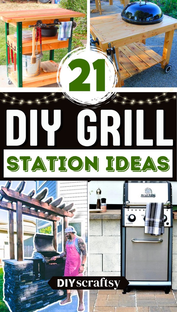 21 DIY Grill Station Plans For Indoor And Outdoor