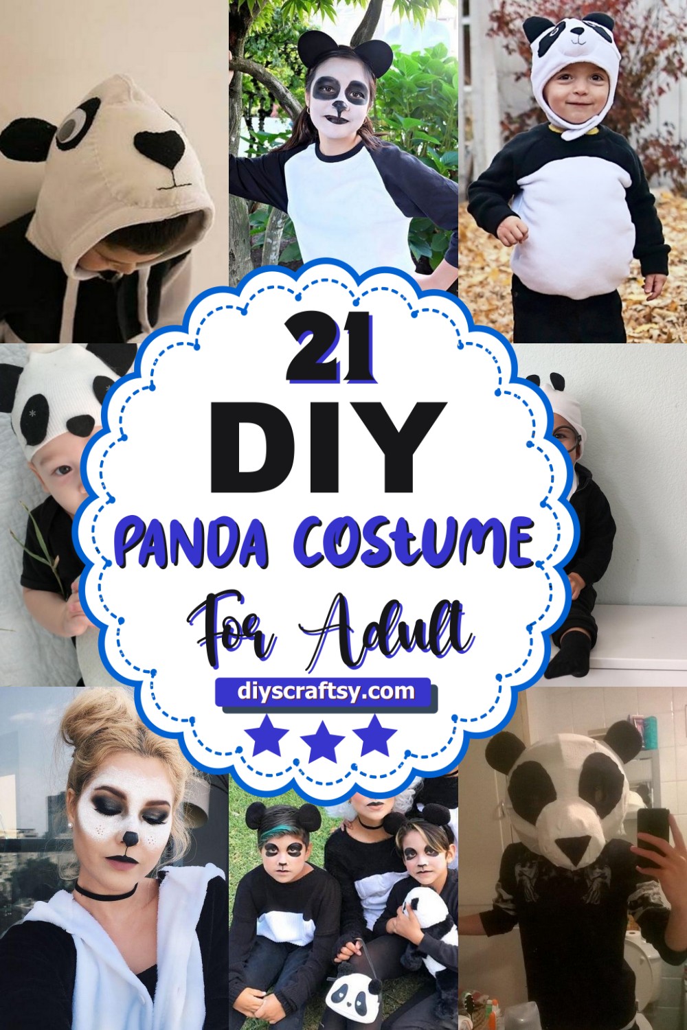 Homemade Panda Costume