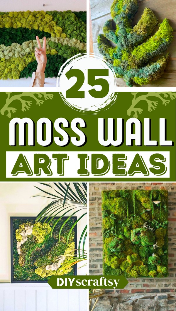 23 DIY Moss Wall Art Ideas For Home Decor