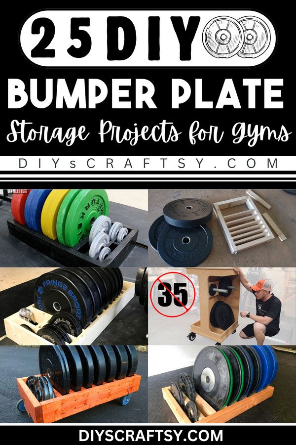 25 DIY Bumper Plate Storage