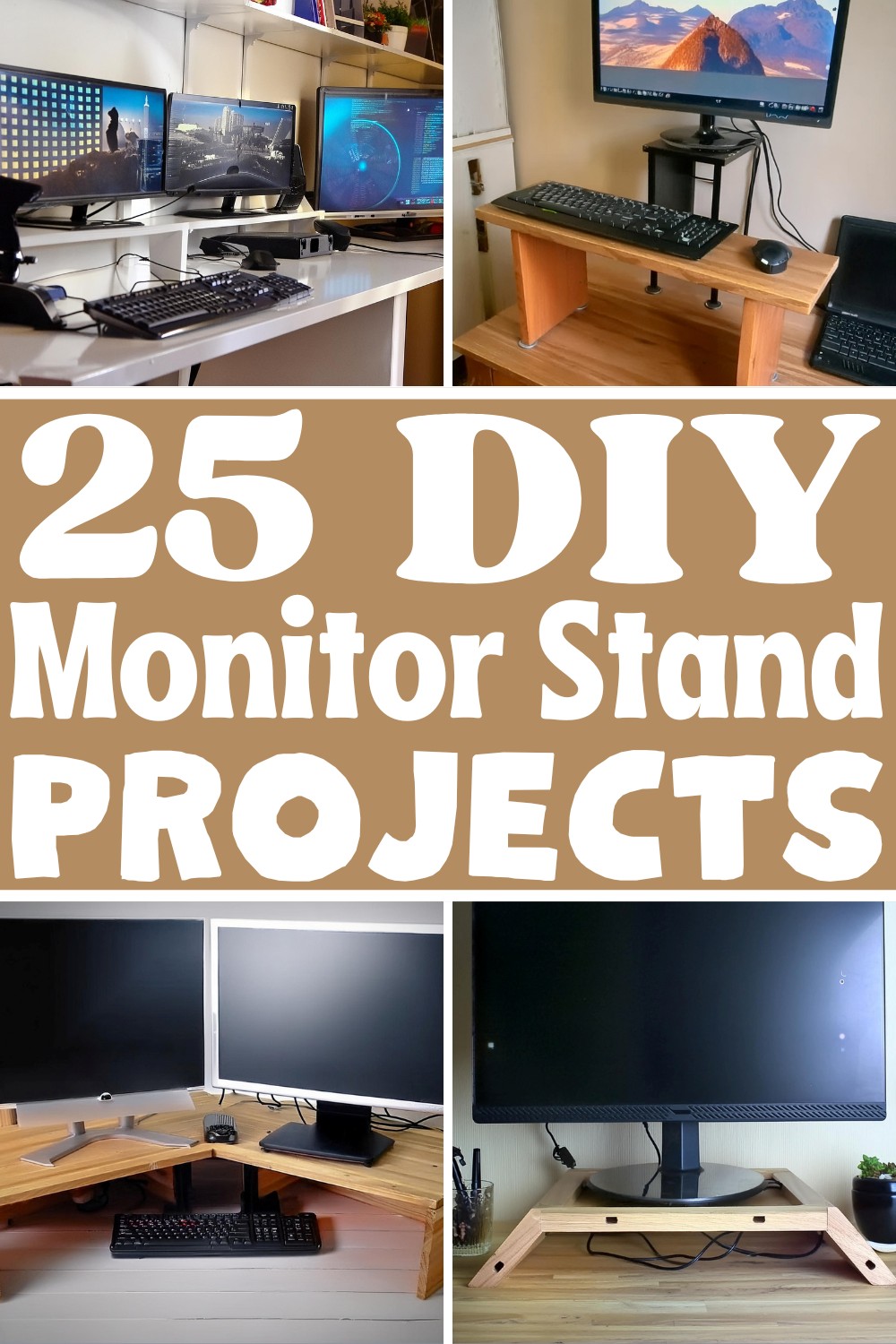 25 DIY Monitor Stand Projects