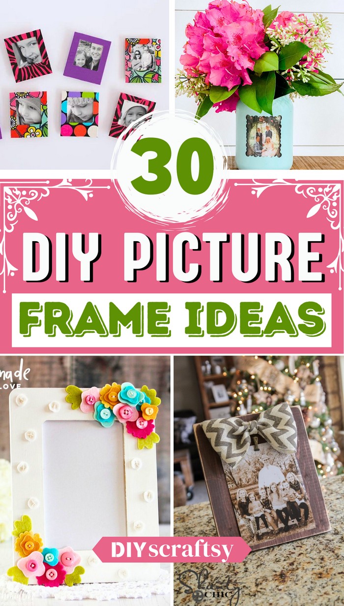 30 DIY Picture Frame Ideas To Dress Up Your Home