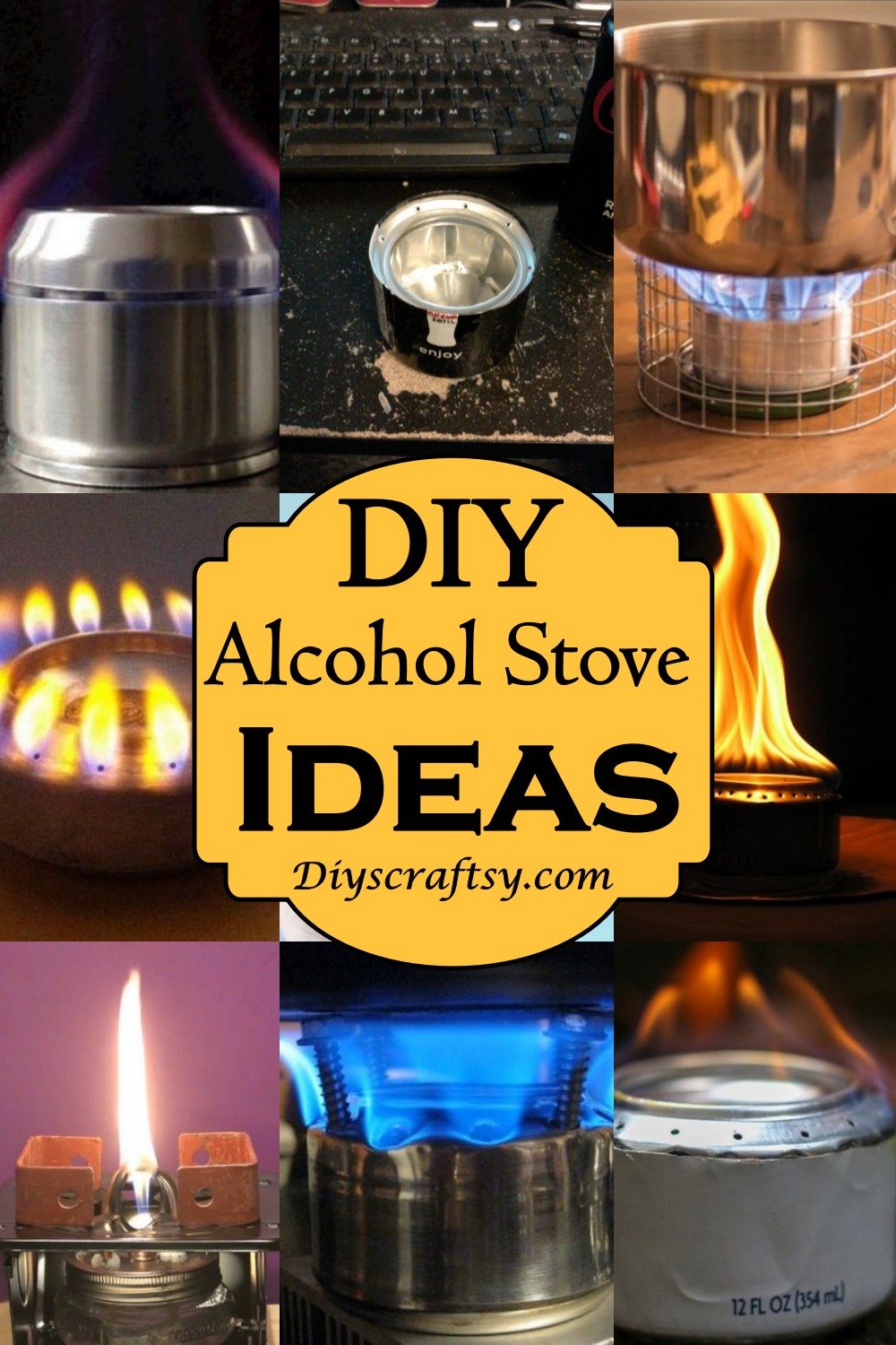 24 DIY Alcohol Stove Ideas You Can Make Easily DIYsCraftsy