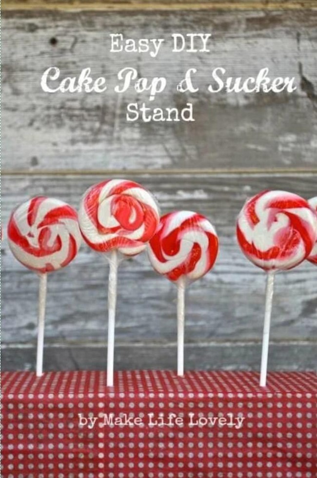 DIY Cake Pop And Sucker Stand Tutorial