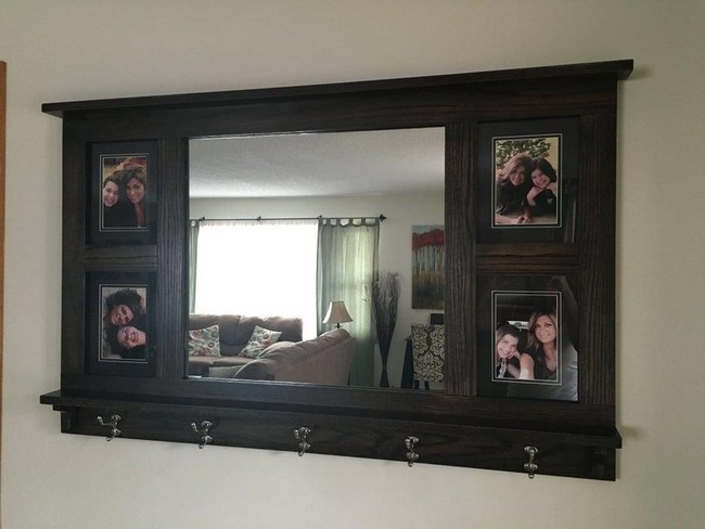 DIY Mirror Photo Frame