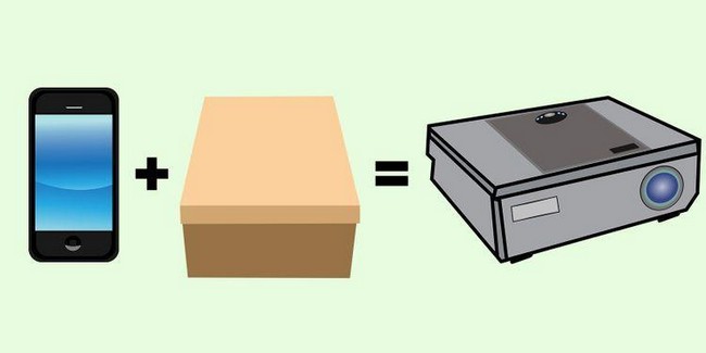 DIY Shoebox Projector For Phone