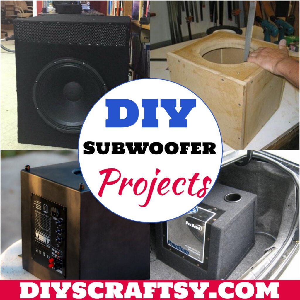 20 DIY Subwoofer Projects You Can Make At Home DIYsCraftsy