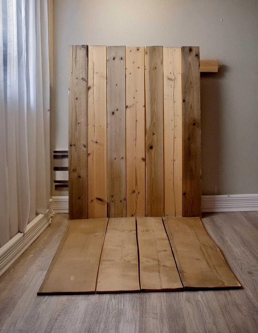 DIY Wood Backdrop