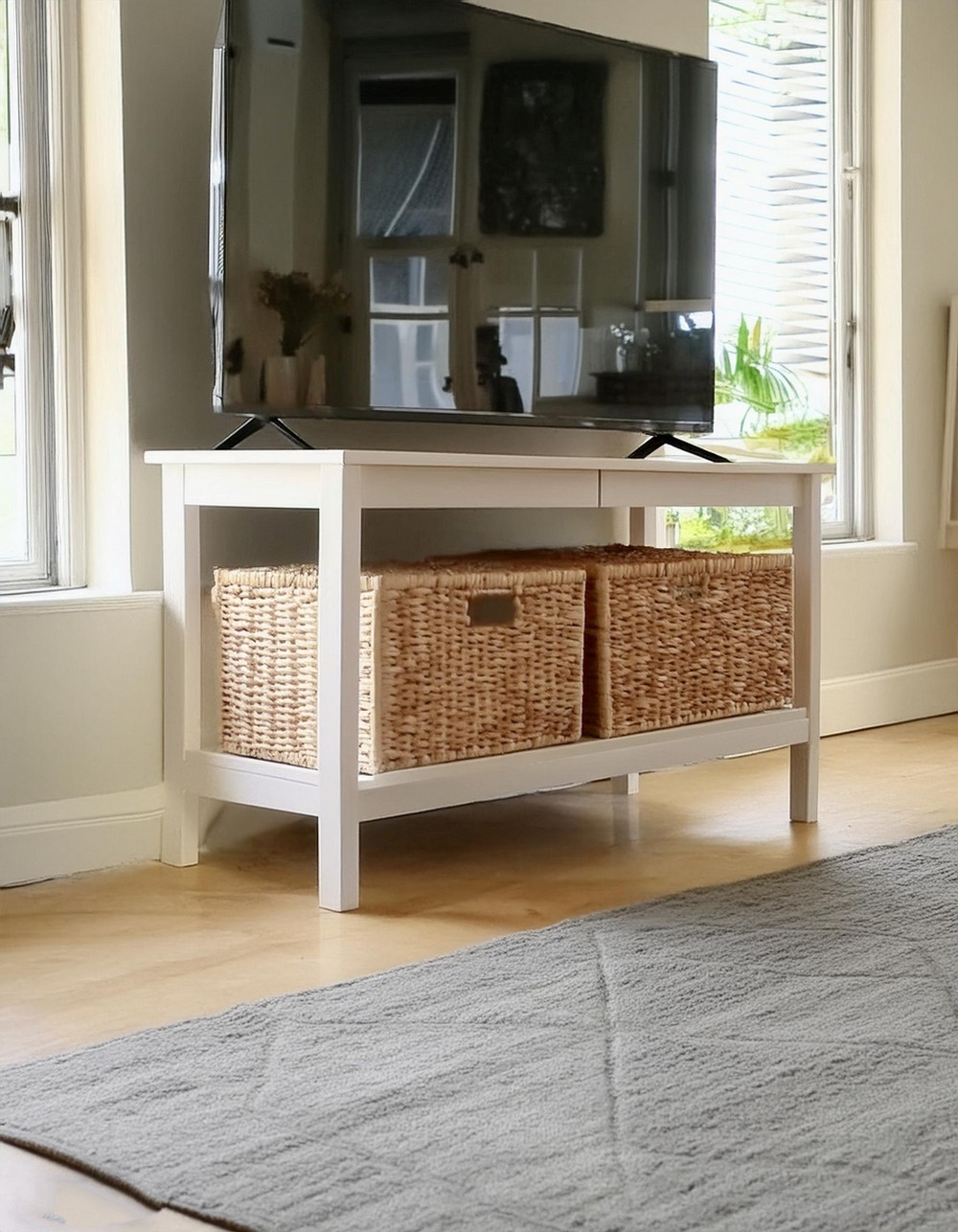 DIY X Leg TV Stand Idea