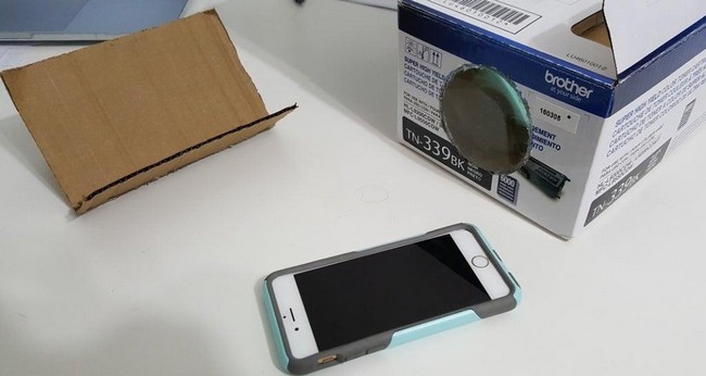 Homemade Phone Projector