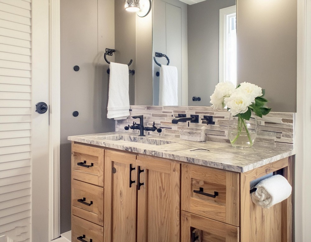 Rustic Modern Bathroom Vanity Build