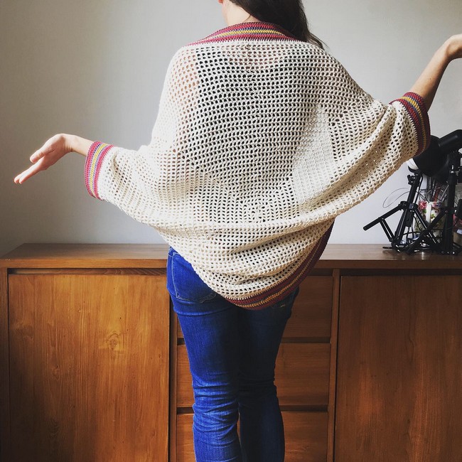 Summer Cotton Cocoon Cardigan