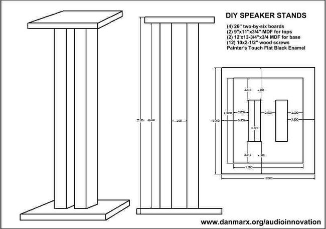 Twin Speaker Stands