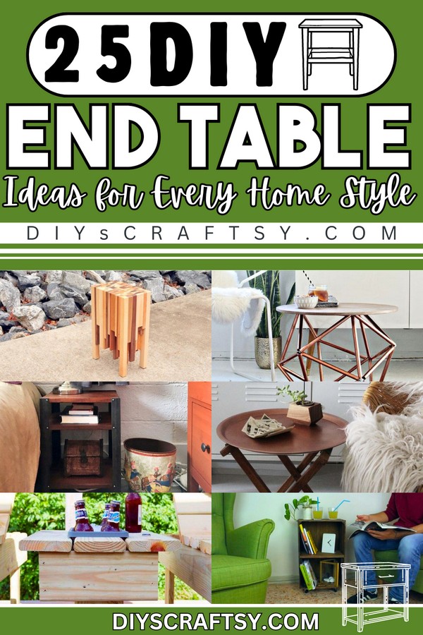 dity end table ideas