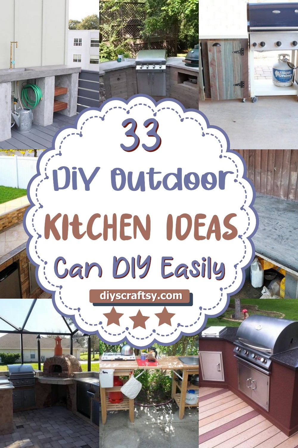 33 DIY Outdoor Kitchen Ideas You Can DIY Easily
