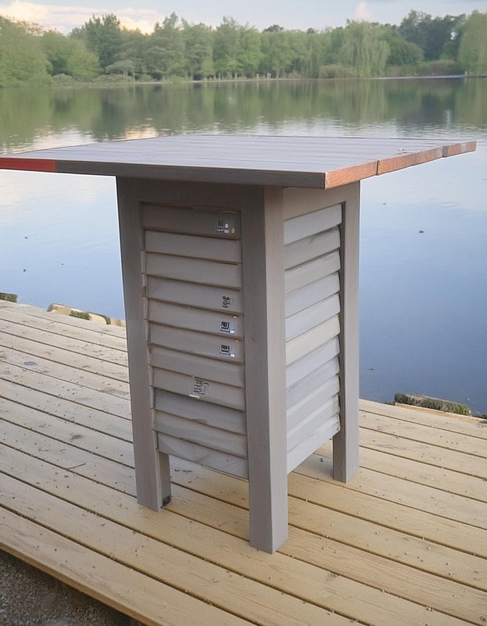 DIY Modern Reclaimed Pub Table