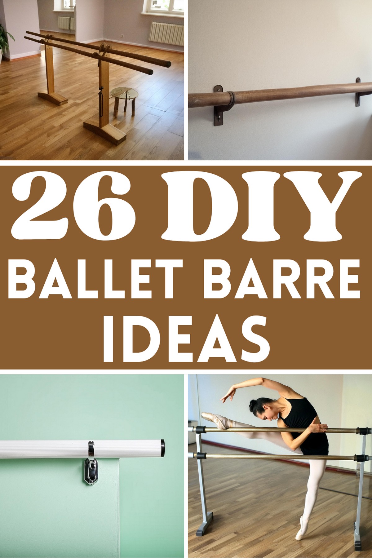 DIY Ballet Barre Ideas