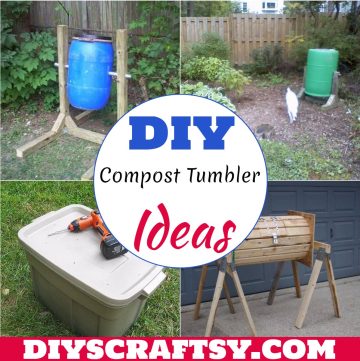 DIY Compost Tumbler Ideas 1