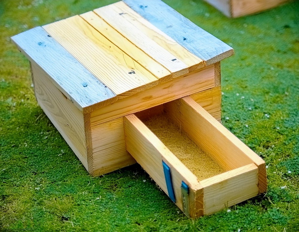 DIY Hedgehog Home Using Wood