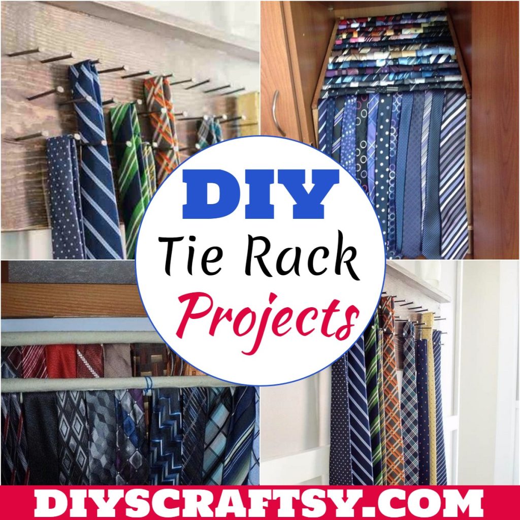 19 DIY Tie Rack Projects DIYsCraftsy