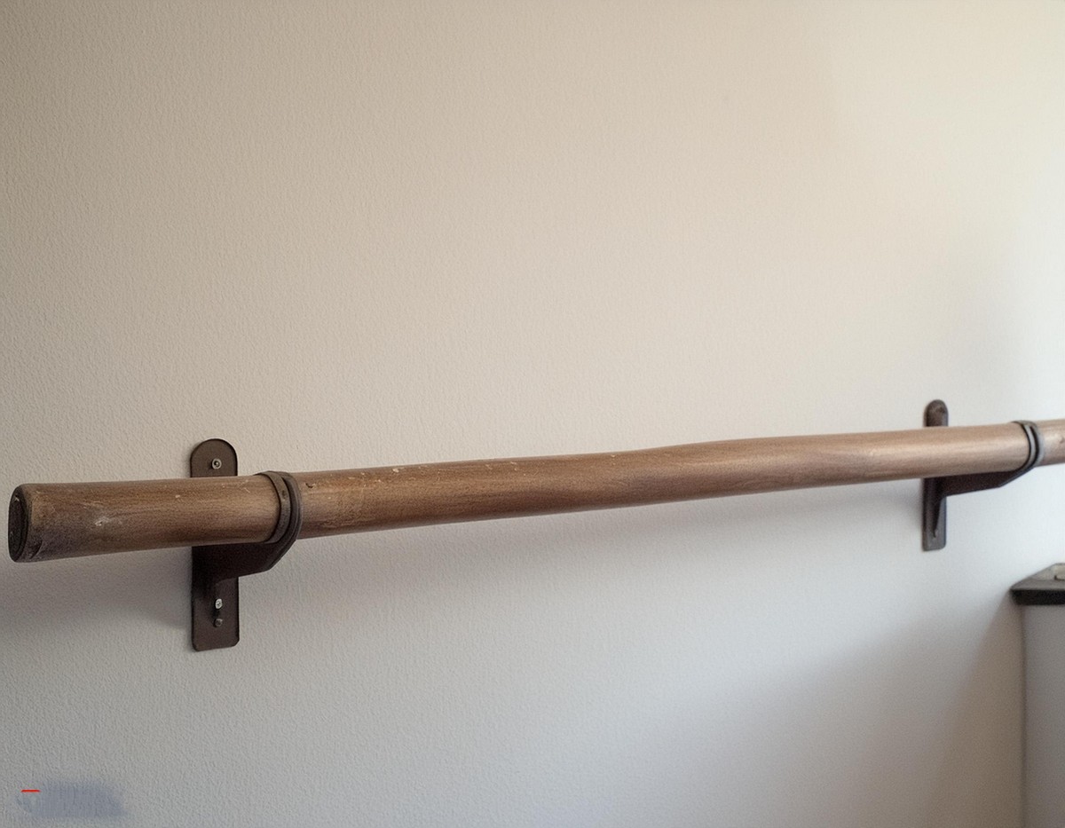 DIY Wall Mounted Ballet Barre