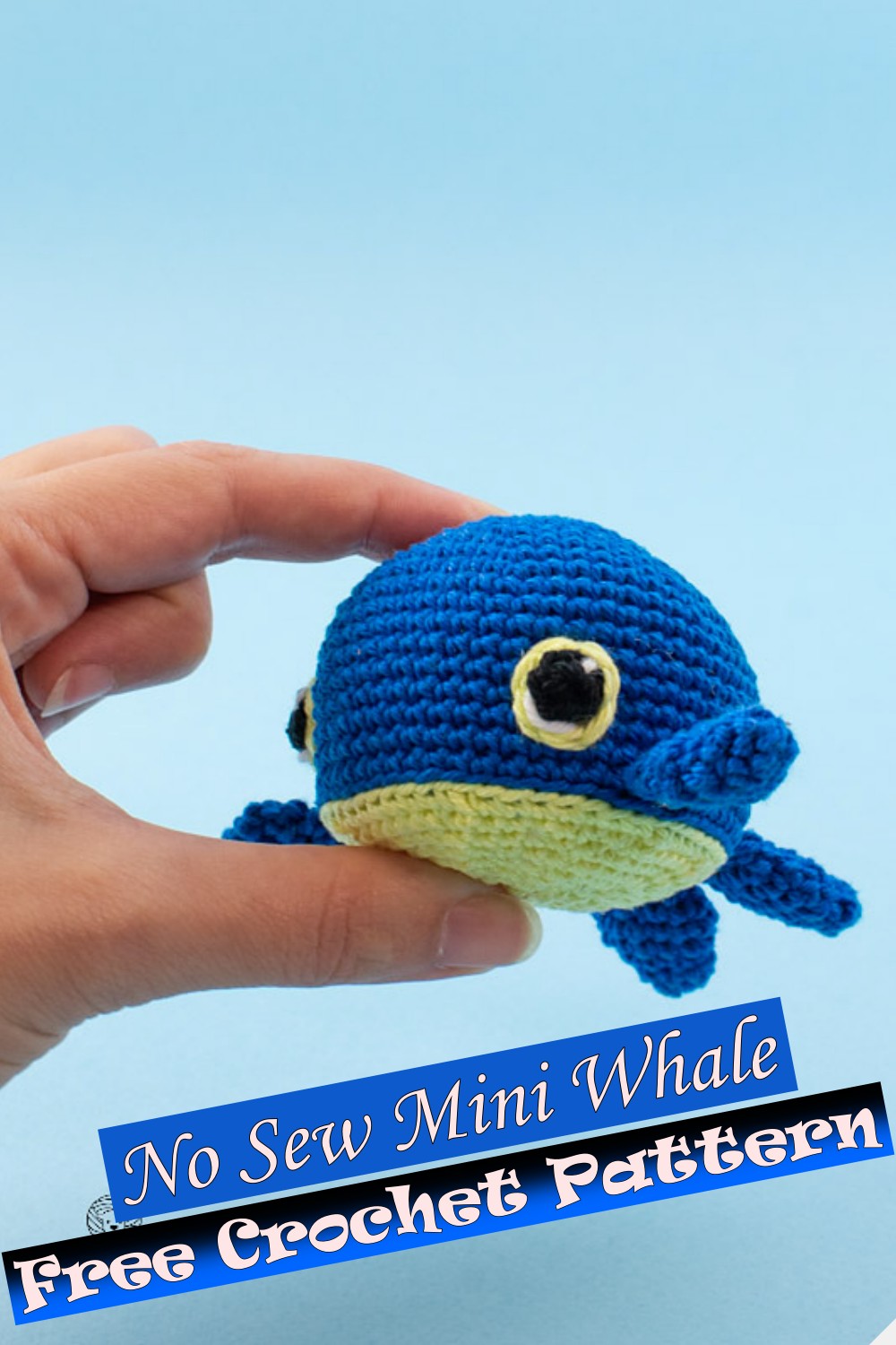 No Sew Mini Whale