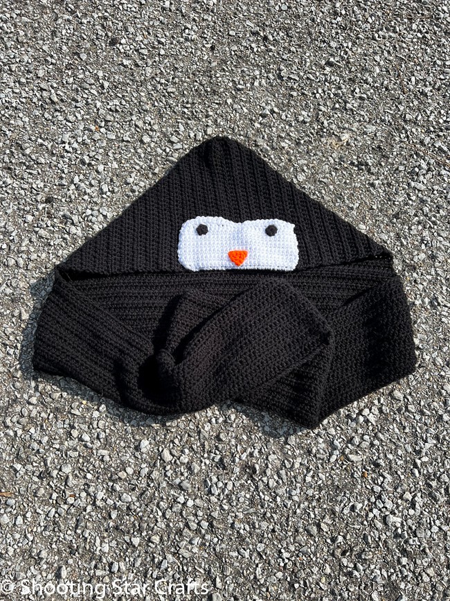 Penguin Hooded Scarf