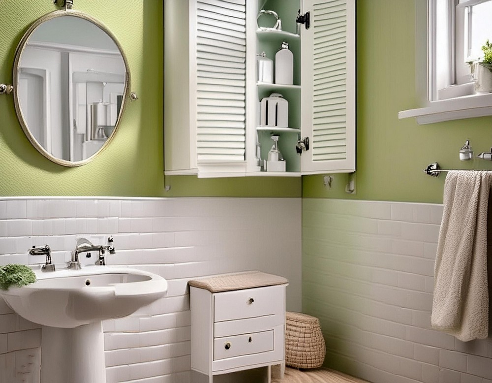 Simple Bathroom Cabinet