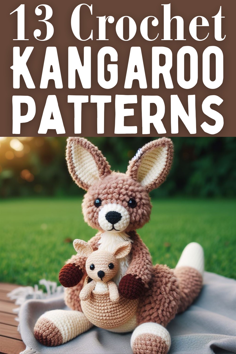 13 Crochet Kangaroo Patterns