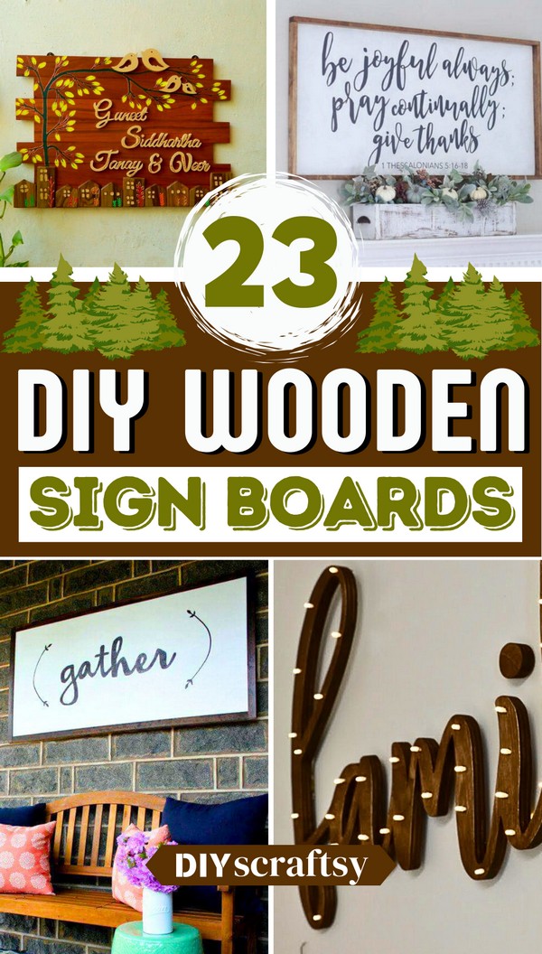 23 DIY Wood Signs Ideas For Home