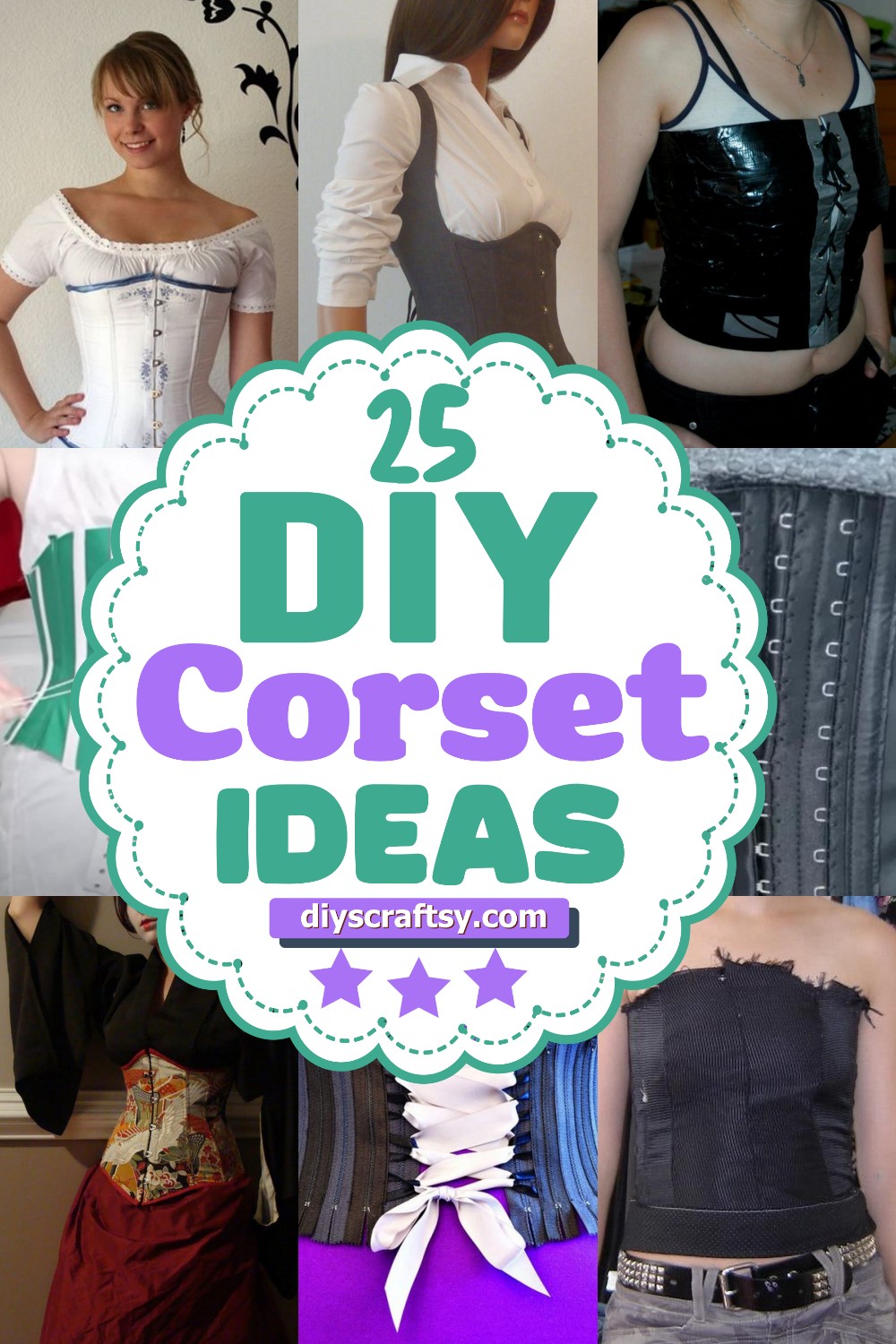 25 DIY Corset Ideas For Ladies To Stylize