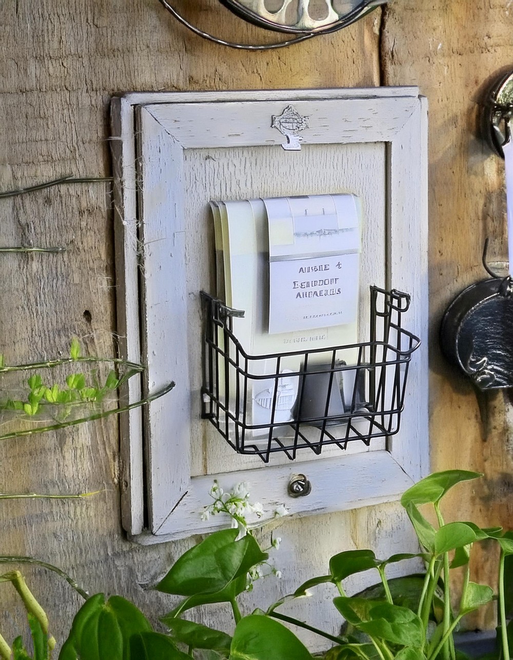 Cabinet Door Mail Holder